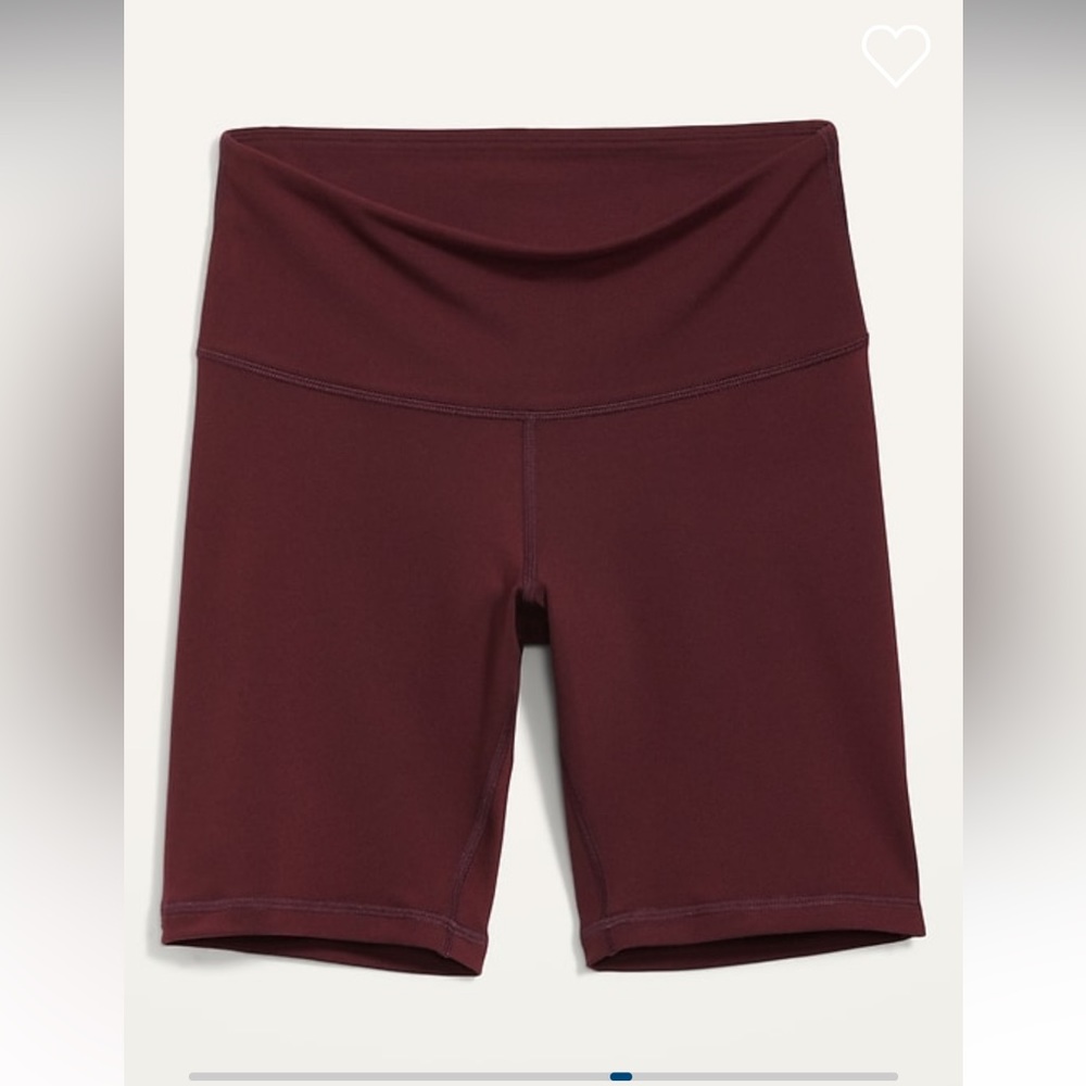 High waisted biker shorts